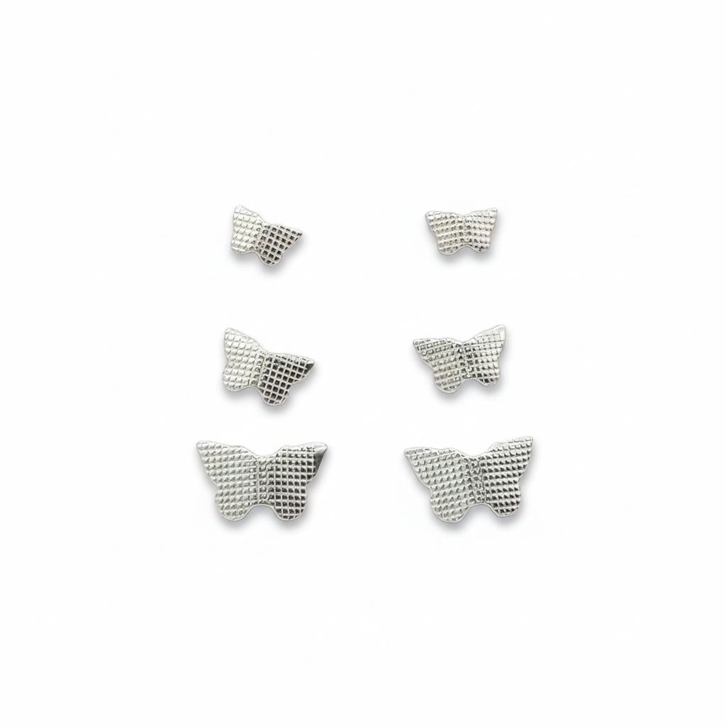 TRIO BORBOLETAS 3D TRABALHADA