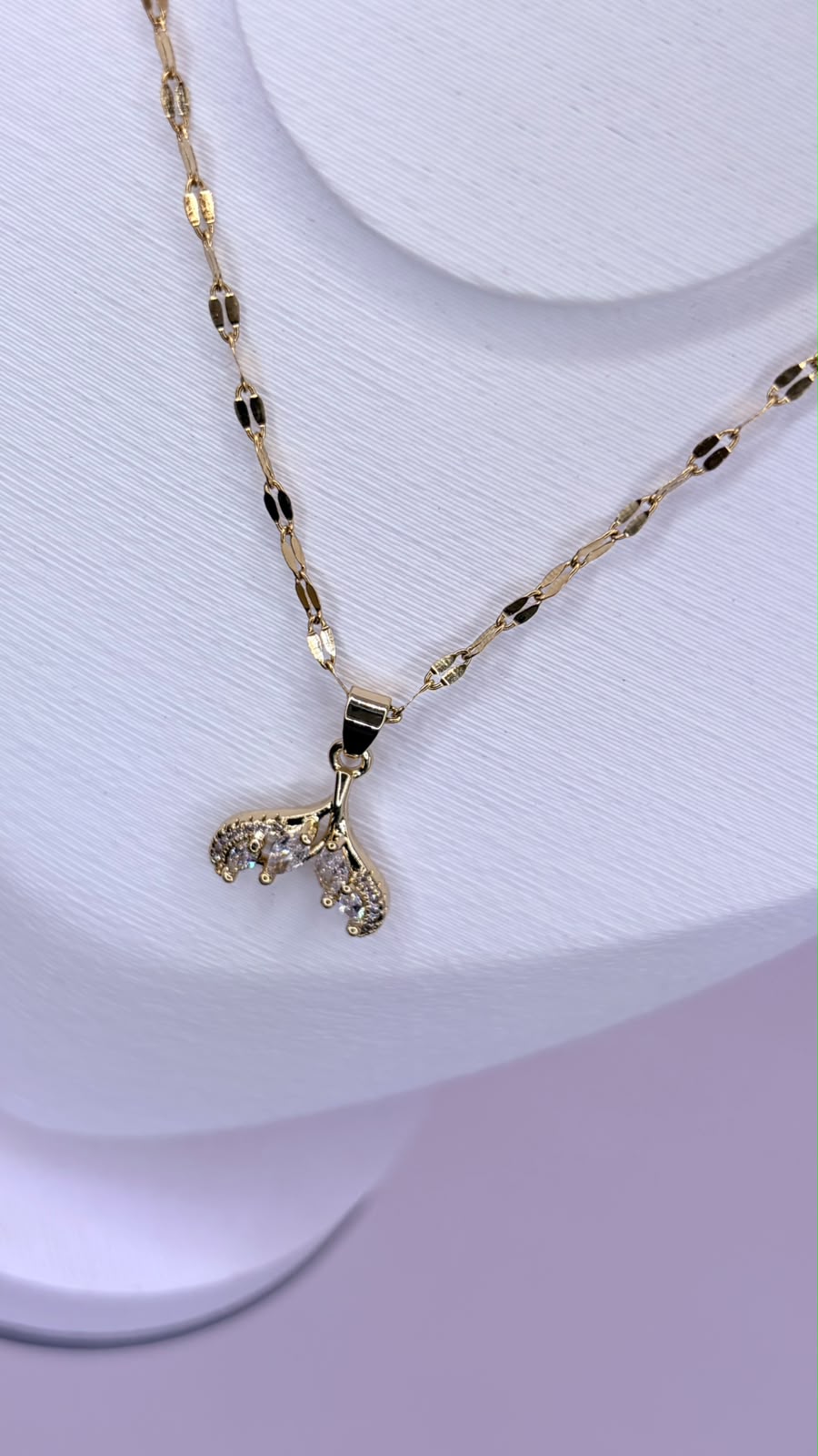 COLAR RABO DE SEREIA INOX DOURADO