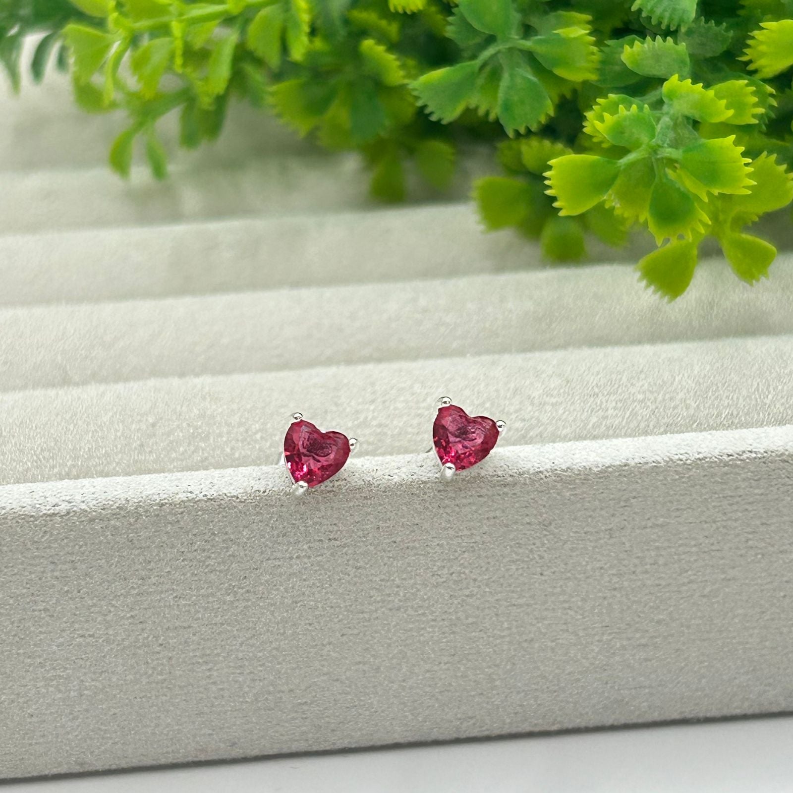 BRINCO CORAÇÃO ROSA/VERM P
