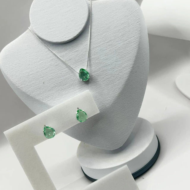 CONJUNTO GOTA VERDE CLARO