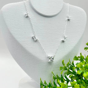 COLAR CHOKER ZIRCONIA QUADRADA