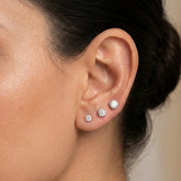 TRIO ZIRCONIAS TRANSPARENTES