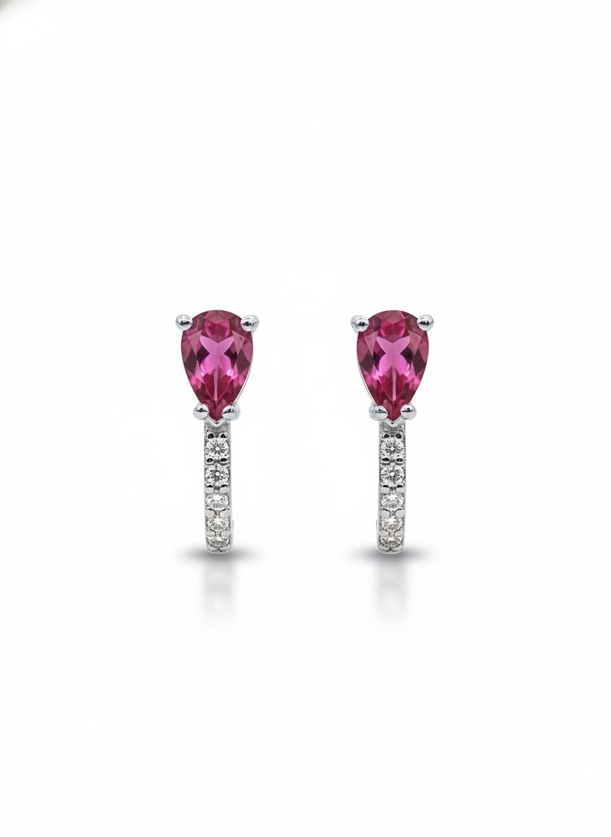 BRINCO CRAV ZIRC OVAL ROSA