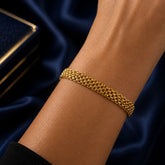 PULSEIRA INOX DOURADO BISMARK