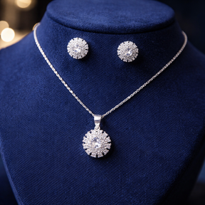 CONJUNTO ZIRCONIA REDONDA LUXO CRAV