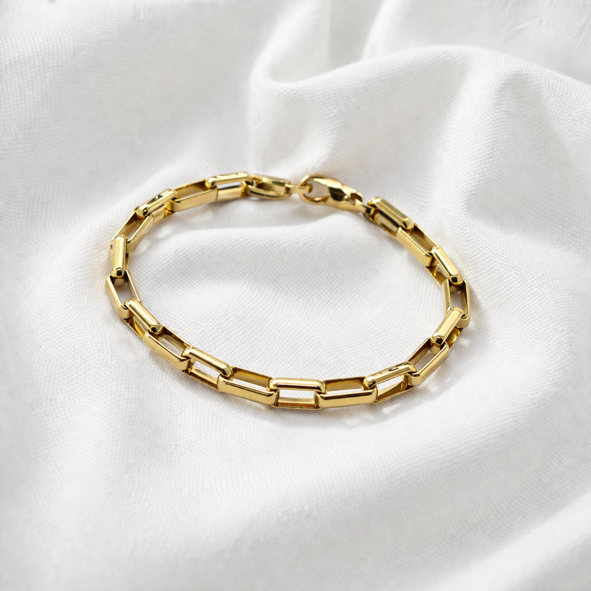 PULSEIRA INOX DOURADO MASCULINO CARTIER