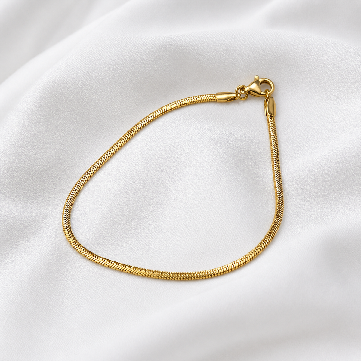 PULSEIRA LACRAIA INOX DOURADO 3MM