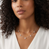 COLAR CHOKER CORAÇÕES ZIRC TRANSP