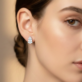BRINCO ZIRCONIA GOTA 3 MINI ZIRCONIAS ABAIXO