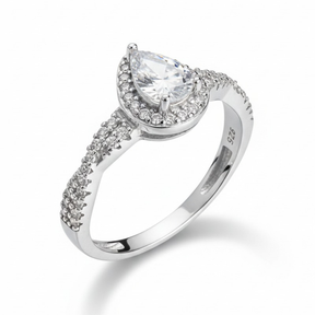 ANEL LUXO ZIRC OVAL CRAV FIO TRANÇADO