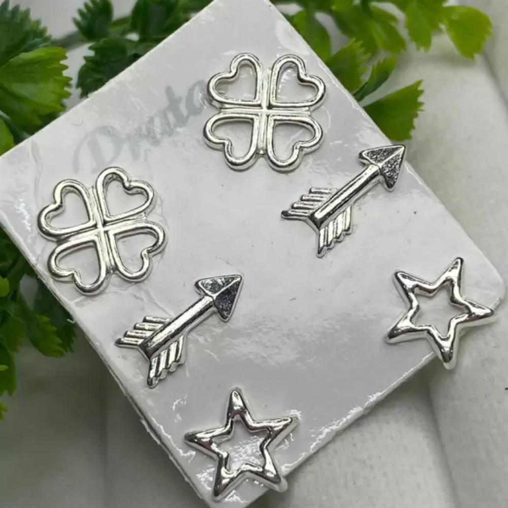 TRIO TREVO/FLECHA/ESTRELA