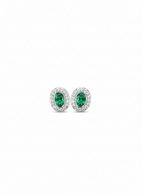 BRINCO CRAV ZIRC OVAL VERDE ESMERALDA