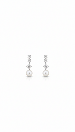 BRINCO EAR CUFF PEROLA E ZIRCS
