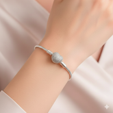 PULSEIRA PANDORA FECHO CORAÇÃO CRAVEJADO