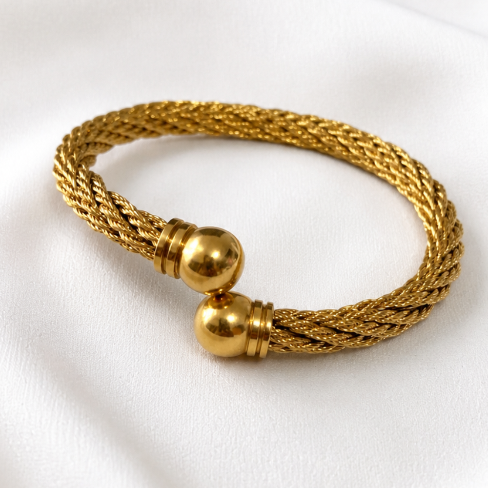 BRACELETE ABERTO BAHIANO BOLAS