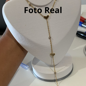 COLAR GRAVATA CORAÇÃO CHAPA ZIRC