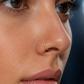 PIERCING NARIZ INOX DOURADO ARG LISA