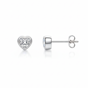 BRINCO ZIRCONIA CORAÇÃO EMBUTIDO