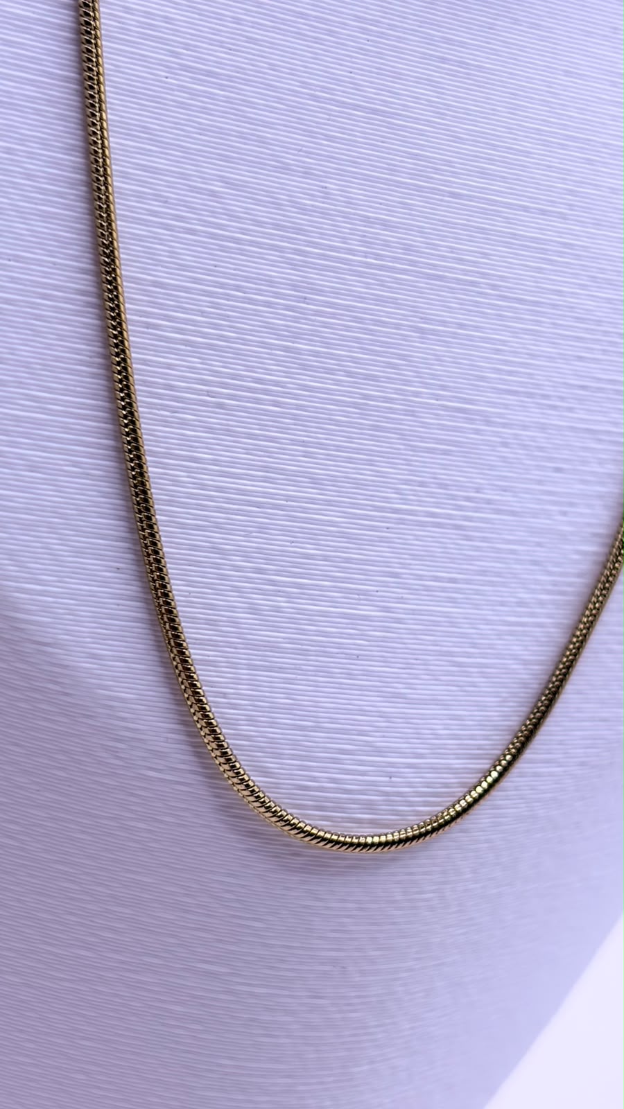 COLAR INOX GOLD RABO DE RATO