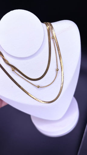 COLAR TRIPLO INOXGOLD