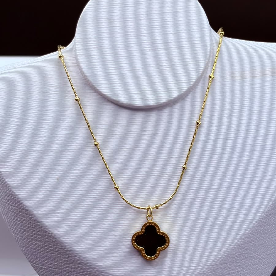 COLAR VANCLEEF PRETO UNICO BOLAS