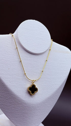 COLAR VANCLEEF PRETO UNICO BOLAS