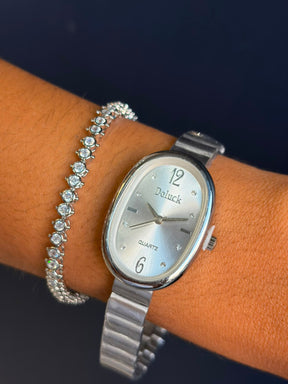 Relógio Feminino Minimalista Oval
