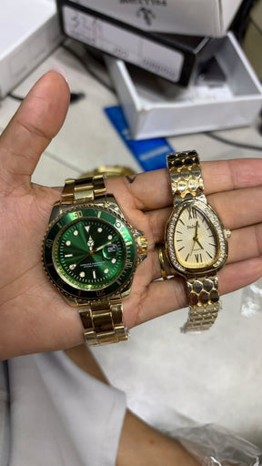 KIT CASAL 2 RELÓGIOS