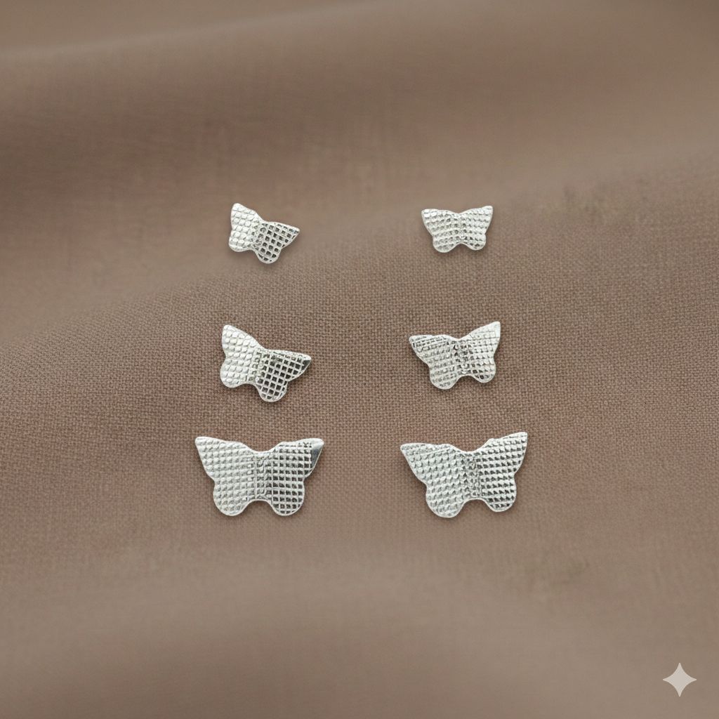 TRIO BORBOLETAS 3D TRABALHADA
