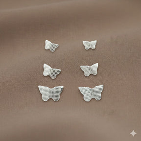 TRIO BORBOLETAS 3D TRABALHADA