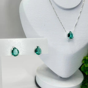 CONJUNTO GOTA VERDE AGUA